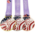 Hot Sale Custom Metal UK USA Marathon Médaille